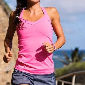 Pink Lululemon tank- NWOT- size 8